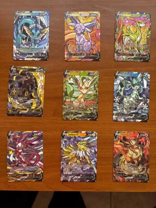Set 9 Carte Eevee Evolutions V