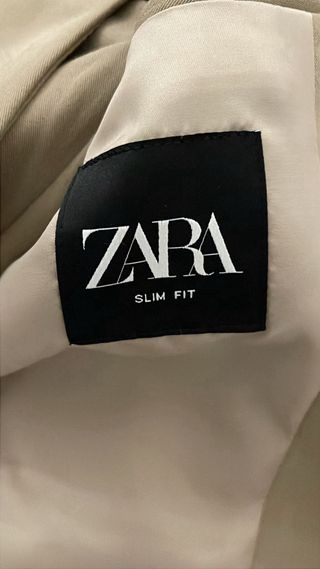 Completo uomo Zara beige