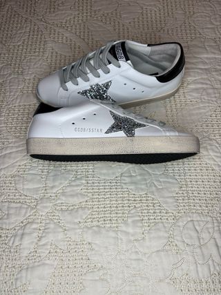 Golden Goose Superstar Sneakers Plata