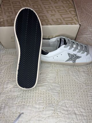 Golden Goose Superstar Sneakers Plata