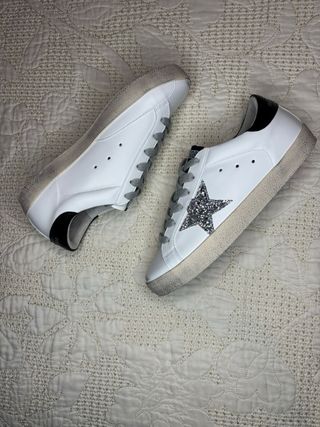 Golden Goose Superstar Sneakers Plata