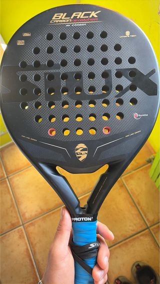 Pala de pádel Siux Black Carbon Revolution 3k