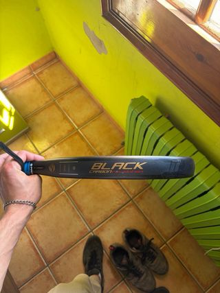 Pala de pádel Siux Black Carbon Revolution 3k