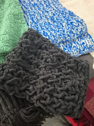 Sciarpe di lana fatte a mano