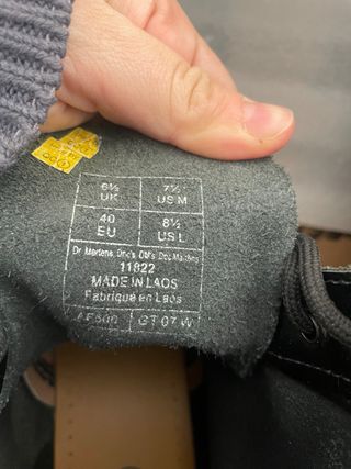Botas Dr. Martens Negras nuevas sin etiqueta