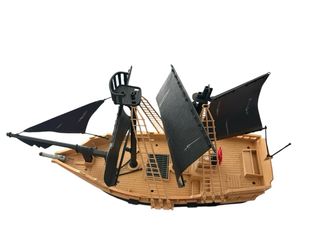 Barco Pirata Playmobil Negro y Rojo