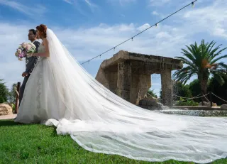 Vestido de Novia Vertize Gala Princesa + Velo