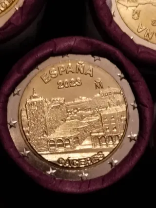 Cartuchos monedas 2€ Cáceres 2023