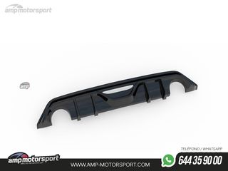 DIFUSOR TRASERO TOYOTA GR YARIS MK4 2020-- NEGRO MATE