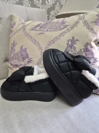 Zapatos de invierno acolchados