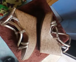 Sandali Zeppa Oro Estivi