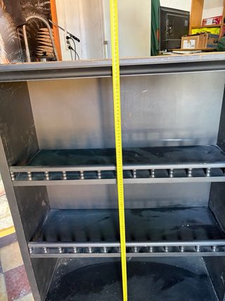 Mueble aparador clásico madera negro