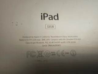 iPad Blanco 32GB para reparar