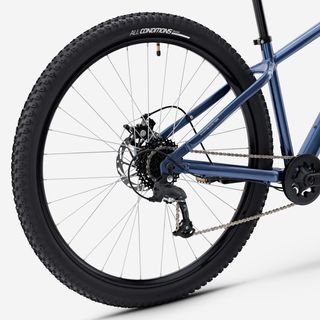 Bicicleta de montaña 29" Expl 100 azul suspensión delantera