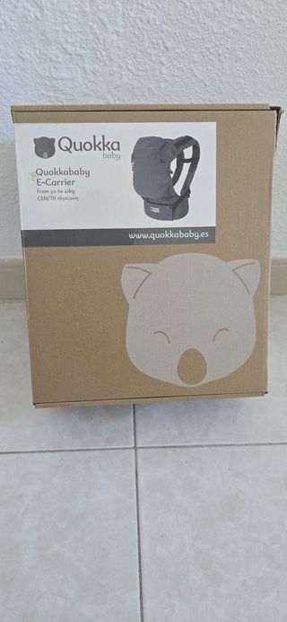 Mochila Portabebés Ergonómica Quokka Baby Gris