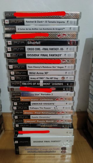 psp precintados colección