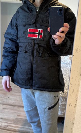 Chaqueta Geographical Norway Negra Talla 4XL