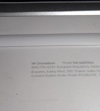 HP Chromebook 14a-na0010ns Plata