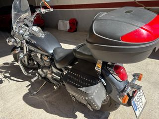 Moto Honda Shadow Negra