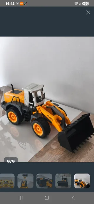 Retroexcavadora teledirigida 2.4GHz