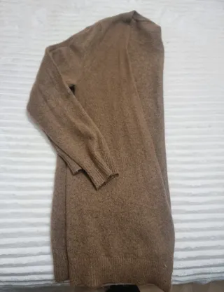 Cárdigan de punto marrón