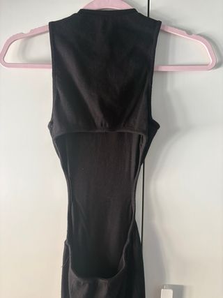 Pull & Bear Vestido Negro Talla S