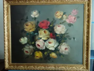 Cuadro al óleo de Luis López