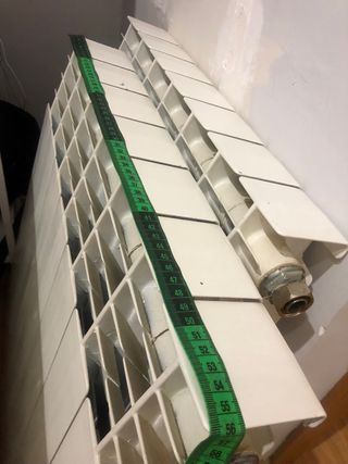 Radiador Aluminio blanco RAYCO, 7 elementos