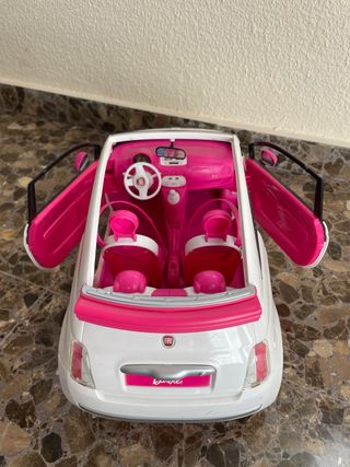 Auto giocattolo Barbie Fiat 500 originale Mattel + Bambola