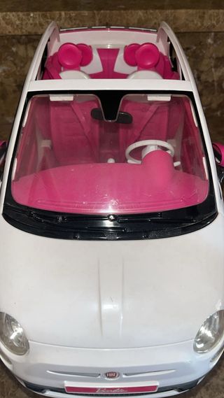 Coche Barbie Fiat 500 Original Mattel + Muñeca