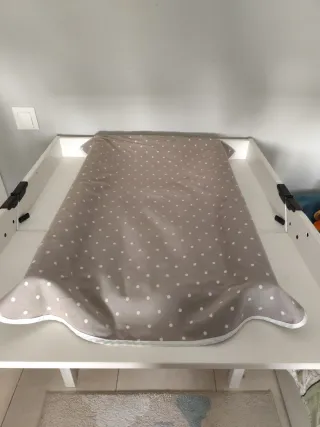Mueble cambiador bebé blanco