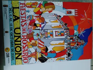 Cartel Toros La Unión 2000 y fiestas .