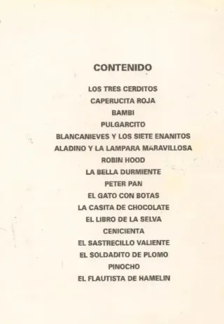 Cuentos Escogidos infantil