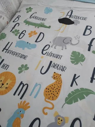 Funda Nórdica Infantil Abecedario 140x200 reversib