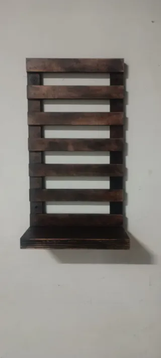 Arredo balcone in legno marrone