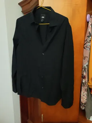 Camisa Negra H&M Talla M