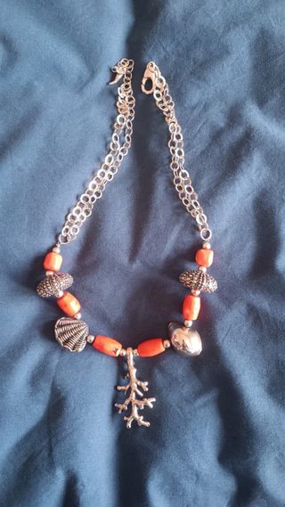 Collana Raspini Argento e Corallo Rosso
