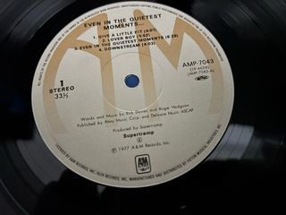 Vinilo Even in the Quietest Moments... 🇯🇵1press Lp