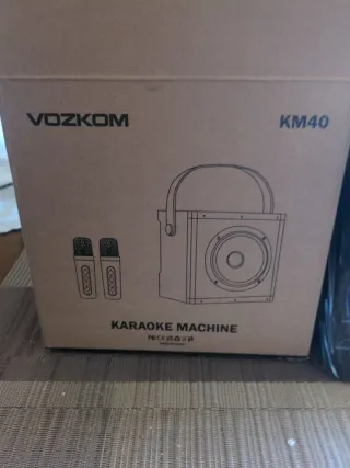 Máquina Karaoke VOZKOM KM40 con 2 Micrófonos