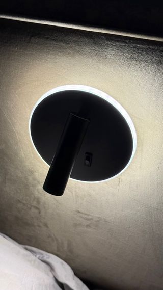 Cabecero de Cama Beige y Marrón