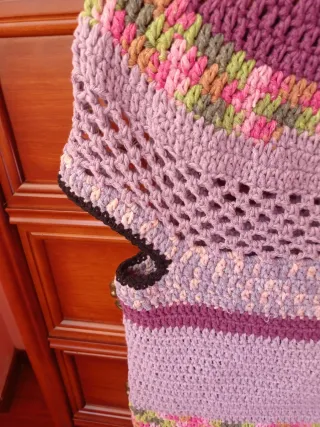 Jersey Crochet Hecho a Mano Talla Única Algodon