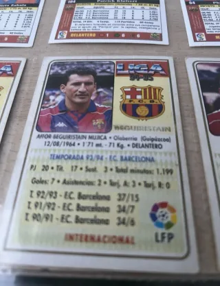 Lote cromos fútbol Barcelona Mundicromo + regalo