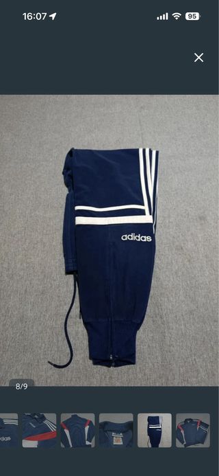 Abbigliamento sportivo Adidas Challenger blu/rosso originale 186cm