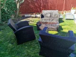 Conjunto de Muebles de Jardín Ratán