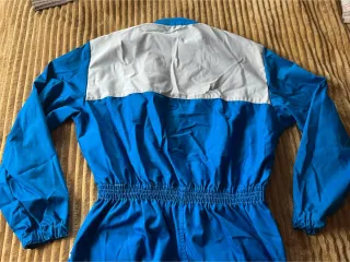 Mono de trabajo azul y blanco Talla XL