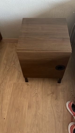 Mesitas de noche madera y metal