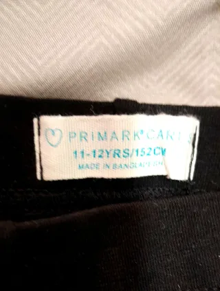 Pantaloncini neri ragazza 11/12 anni Primark