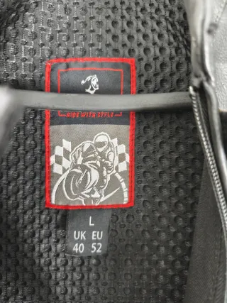 Mono de moto Bela negro y azul