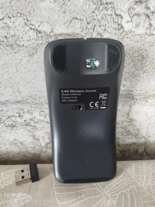 Ratón inalámbrico USB ergonómico