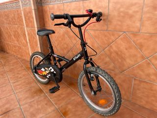Bicicleta infantil Btwin negra